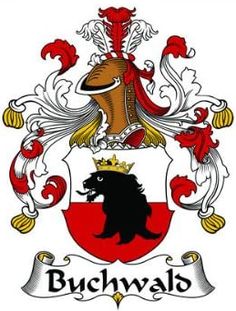 the logo for buchwald's family crest