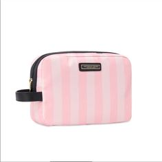 Victoria’s Secret Carry All Case Cosmetic Bag Pink Signature Stripe New Condition: New In Package Size: 85"L X 2.9"W 6.1"H Color: Pink Stripe This Signature Stripe Case Fits All Makeup And Self-Care Essentials, Whether Packed In Your Carry-On Or Tucked In Your Work Tote. Fits: All Makeup, Full Size Perfumes, Lotions Zip Closure 1 Exterior Pocket, 1 Interior Pocket Imported Nylon Victoria's Secret Pink Cosmetic Bag, Victoria's Secret Pink Cosmetic Bag For Everyday Use, Victoria's Secret Travel Cosmetic Bag With Removable Pouch, Victoria's Secret Cosmetic Bag With Removable Pouch, Victoria's Secret Rectangular Cosmetic Bag For Daily Use, Makeup Vs No Makeup, Black Makeup Bag, Printed Makeup Bag, Victoria Secret Makeup