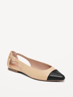 pointed toe cutout detail at sides 1/4" heel Feminine Shoes, Chic Pants, Outfit Formulas, Family Maternity, Jack Black, Old Navy Women, Ballet Flat, Spring 2024, Spring Summer Outfits