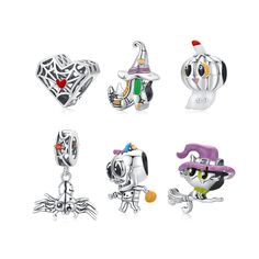 925 Sterling Silver Halloween Theme Charm Bead Fits Charm Bracelet Material: Pure 925 sterling silver Item Type: Charms, DIY Jewelry Great gift idea for Christmas, Birthday etc. For more dangle charms, click: https://www.etsy.com/shop/AllJewelrySupplies?section_id=25033382 Go back to the store, click: www.alljewelrysupplies.etsy.com Silver Themed Bracelet For Halloween, Novelty Silver Bracelet For Halloween, Novelty Silver Halloween Bracelet, Halloween Themed Silver Bracelet, Silver Halloween Novelty Bracelet, Silver Novelty Jewelry For Halloween, Halloween Gift Charm Bracelet, Magic Shoes, Halloween Theme