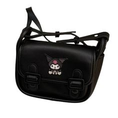 Harajuku Kawaii Aesthetic Kuromi Bag Kuromi Cambridge Bag – The Kawaii Factory Kuromi Bag, Cambridge Bag, Cute Mini Bags, Purse Ideas, Kawaii Bag, Kawaii Sanrio, Plush Bags, Backpack For Teens, Plush Backpack