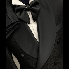 Black Luxury Double Breasted Jacquard Tuxedo/Pant Made In Italy. Double Vent Wide Shawl Lapel Ready To Wear Or Custom Made In Any Size In 6-8 Weeks Unfinished Pant Will Ship From Our Ware House In Italy 5-7 Days Luxury Black Tuxedo For Black Tie Events, Elegant Black Suit For Black Tie Event, Elegant Black Suits For Black Tie Events, Elegant Black Tie Black Suits, Elegant Black Black-tie Suit, Designer Black Tuxedo For Evening, Elegant Jacquard Party Suits, Elegant Jacquard Business Suits, Designer Black Evening Suits