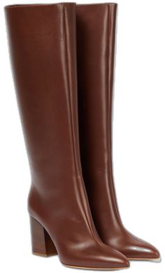 Leather Knee High Boots, Gabriela Hearst, Knee High Leather Boots, Brown Boots, High Boots, Knee High Boots, Calf Leather, Knee High, My Style