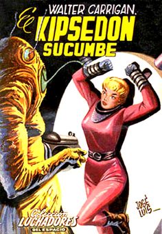 the cover to an old science fiction novel, kpsgedon succumbe