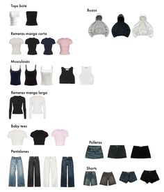 basic pieces of clothing for your wardrobe Basic Must Have Clothes Summer, Clothes And Where To Get Them, Cloth Must Haves, Formal Ish Outfits, How Many Shirts Should I Own, Basic Outfit Needs, Basics You Need, Clothing Astethic List