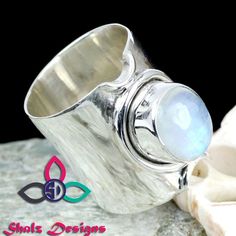 Rainbow Moonstone, Rainbow Moonstone Ring, Rainbow Moonstone Jewellery, Designer Ring, Women Silver Ring, 925 Sterling Silver, Silver Rings Gemstone - Rainbow Moonstone  Metal - 925 Sterling Silver  Weight- 5.5gm This item is made to order.  We will make the item in 3 to 5 business days after confirmation of order and will be shipped directly from India.  The pictured gemstone will not be sent, we will pick similar  gemstone to make your order. Gemstones are natural and each stone can vary in si Rainbow Moonstone Jewelry, Rings Gemstone, Rainbow Moonstone Ring, Jewellery Designer, Moonstone Jewelry, Ring Women, Moonstone Ring, Rainbow Moonstone, Promise Rings