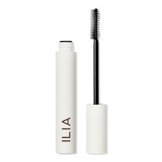 After Midnight Limitless Lash Mascara - ILIA | Ulta Beauty Eye Makeup Mascara, Makeup Products White Background, Make Up Wishlist, Ulta Beauty Mascara, Ilia Fullest Volumizing Mascara, Elf Mascara, Elf Makeup Products, Mascara Ilia, Cute Makeup Products