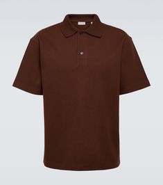 Find BURBERRY Ekd Cotton Polo Shirt on Editorialist. Material: 100% cotton. Care instructions: machine wash at 30 degrees. Made in Portugal. Designer color name: Treacle. Polo shirt. Unlined. Regular fit. Collar: polo collar. Popover placket. Closure: half-buttoned front. Hem: straight. Brown Cotton Short Sleeve Polo Shirt, Brown Cotton Polo Shirt With Polo Collar, Brown Cotton Polo Shirt, Classic Brown Polo Collar Shirt, Brown Polo Collar Top For Work, Brown Collared Cotton T-shirt, Brown Cotton Polo Collar Top, Brown Polo Collar Cotton Shirt, Brown Cotton Polo Collar Shirt