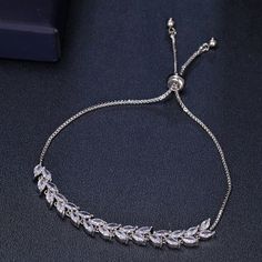 New Arrival Bracelet For Female Fascinating Bangle With Zirconia Muliticolors Choice In Wedding Party Charming JewelryModel Number:4000785812626 Leaf Bracelet, Crystal Bangle, Diamond Simulant, Bangles Jewelry, Tennis Bracelet, Cz Stone, New Arrival, Diamond Necklace, Wedding Party