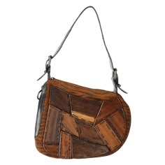 Fendi Wood Paneled Oyster Hobo Bag - '00s For Sale at 1stDibs Fendi Hobo Bag, Bags Branding, 2000s Bags, Capacious Bag, Wood Panelling, Lizard Skin, Closet Clothes, Phoebe Philo, Envelope Bag