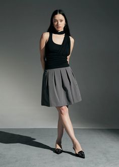 Shop All – geel.us Chic Knee-length Draped Skirt For Work, Spring Midi Draped Pleated Skirt, Chic Flared Pleated Skort, Chic Flowy Mini Skirt With Pleated Hem, Chic Knee-length Stretch Skort, Chic Stretch Skort With Pleated Waist, Chic Stretch Knee-length Skort, Chic Pleated Full Skirt Skort, Chic Pleated Draped Skirt