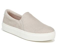 A slip-on sneaker with sporty vibes and plenty of cushioned comfort, the Nova pairs perfectly with a graphic tee and your favorite distressed jeans. From Dr. Scholl's. Women Slip On Sneakers, Dr Scholls, Dr. Scholl's, Cruise Wear, Fabric Canvas, Sporty Chic, Athletic Sneakers, Designer Sneakers, Platform Sneakers