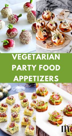 vegetarian party food appetizers