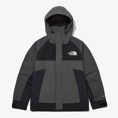 This design is inspired by the mountain jacket, a North Face heritage product. This jacket is waterproof, breathable, and water-repellent, using conductive yarn that allows fine dust to fall off easily, and 2L DRYVENT material that protects the body from fine dust because the moisture permeability hole in the lamination is smaller than that of fine dust. It is a style that can be worn by both men and women for everyday life, camping, and light outdoor activities. The lining is applied for a long Weatherproof Gray Nylon Outerwear, Gray Weatherproof Nylon Outerwear, Gray Parka With Detachable Hood For Outdoor, Gray Hooded Parka For Outdoor Activities, Gray Waterproof Windbreaker For Outdoor, Functional Windbreaker With Reflective Details For Outdoor, Functional Outdoor Windbreaker With Reflective Details, Gray Parka With Adjustable Hood For Outdoor, Gray Weatherproof Outerwear For Outdoor Activities