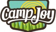 the campjoy logo is shown on a white background