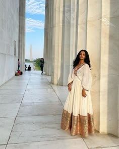 This Habesha Dress is a beautiful, full-shimena dress made from high quality cotton fabric. The dress is designed with a flattering fit and features a beautiful, flowing design. The Habesha Dress is perfect for any special occasion, and is sure to make a statement. PLEASE ADD YOUR PHONE NUMBER FOR DELIVERY PURPOSES. Gold Habesha Kemis, Graduation Habesha Kemis, Habesha Kemis For Graduation, Habesha Graduation Dress, Habesha Dress Design, Eritrean Henna, Ethiopian Traditional Dress Modern, Zuria Habesha Dress, Habesha Aesthetic