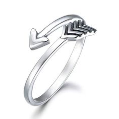 Punk Hip Hop Arrow Ring Finger Chain Adjustable 925 Sterling Silver Jewelry Gift Women's Gothic Ring Gift Thumb Rings Silver, Silver Ring For Women, Arrow Ring, Costume Jewelry Rings, Daily Jewelry, Thumb Ring, Thumb Rings, Blue Jewelry, Toe Rings