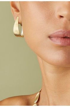 Hand-engraved details create rich, light-catching texture in these 18-karat-gold hoop earrings. 1" drop; 1/2" width 18k gold Made in Italy Marco Bicego Jewelry, Marco Bicego, Model Inspo, Gold Hoop, Hand Engraving, Gold Hoop Earrings, 18k Gold, In Italy, Hoop Earrings