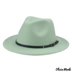 Color: light-green, Size: 54cm Hats Fedora, Fedora Hat Women, Women Hats, Western Cowboy Hats, Bowler Hat, Childrens Hats, Felt Hat, Western Cowboy, Wide Brimmed