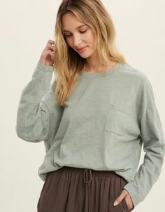 This oversized tee is going to be an easy grab this fall and winter when the weather cools off! 95% rayon 5% spandex Relaxed Shirttail Hem T-shirt For Fall, Relaxed T-shirt With Shirttail Hem For Fall, Relaxed Fall T-shirt With Shirttail Hem, Effortless Oversized T-shirt For Layering, Effortless Oversized Top For Layering, Fall Loungewear T-shirt, Oversized Effortless T-shirt For Fall, Relaxed Oversized Top With Shirttail Hem, Oversized Relaxed Top With Shirttail Hem