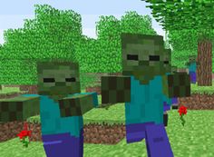 an image of two people in minecraft