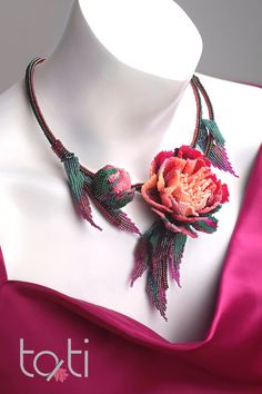 Peonies amaze with their exquisite flowers and delicate aroma. They attract and fascinate their fans. No one flower can surpass them in beauty and charm. This flower necklace has designed and made by myself. The rich range of colours allows you to combine this necklace with clothes of different colours.
I hope the Peony Necklace will be as elegant, charming and unique as the Peony flower. Elegant Flower-shaped Jewelry With Colorful Beads, Elegant Flower-shaped Colorful Beads Jewelry, Elegant Flower-shaped Beaded Necklaces With Colorful Beads, Elegant Flower Shaped Beaded Necklace With Colorful Beads, Elegant Flower Necklace With Colorful Beads, Multicolor Flower Necklace For Wedding, Elegant Flower-shaped Necklace With Colorful Beads, Bohemian Flower Necklace For Weddings, Elegant Flower-shaped Beaded Necklace