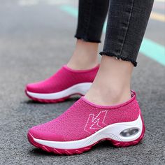 Breathable Comfortable Cushioned Sneakers Light Weight, Quality Sneakers Work Nursing Sports Yoga Women Work Shoes, Reebok Freestyle, Crossfit Shoes, Silver Sneakers, Sneakers Pink, Cream Shoes, White Leather Sneakers, Red Sneakers, Sneakers Women