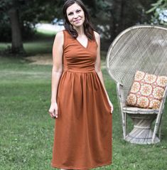 Organic Cotton Sleeveless Dress, Women's Gathered Crossover Breastfeeding Nursing Friendly Minimalist Dress, Earth Conscious Clothing USA Conscious Clothing, Clothing Industry, Minimalist Dress, Hemp Clothing, Women Gathering, Organic Cotton Dress, Minimalist Dresses, Nursing Friendly, Mommy And Me Outfits