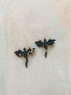 Lightweight, hypoallergenic, polymer clay earrings! Handmade with love in CO by a mom of 3 crazy littles. Black And Gold Dragon, Mom Of 3, Gold Dragon, Polymer Clay Earrings, Clay Earrings, Black And Gold, Earrings Handmade, Jewelry Earrings Dangle, Etsy Earrings