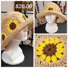 This crocheted sun hat is made for adults. Blocks the sun terrifically. Light and airy, this hat is great for the beach or any outdoor occasion. Follow My Instagram as well https://www.instagram.com/p/CviQxDzv0s1/?igshid=MzRlODBiNWFlZA== Summer Sun Hat One Size Fits Most, Adjustable Crochet Hat For Spring Warm Weather, Adjustable Crochet Hat For Warm Spring Weather, Beachy Spring Cap Hat, Beachy Spring Cap, Adjustable Sun Crochet Hat For Summer, Adjustable Sun Crochet Hat For Beach, Adjustable Sun Crochet Hat For The Beach, Summer Style Crochet Sun Hat