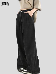 WN7221
■size(cm)




Length
 

Waist
 

Hip
 




M


103


70


112




L


105


74


116




XL


107


78


120




■material
cotton 100% Black Washed Bottoms For Fall, Black Washed Pants For Streetwear, Black Relaxed Fit Washed Pants, Black Washed Pants For Fall, Black Washed Cotton Bottoms, Black Washed Relaxed Fit Pants, Fall Season Washed Black Pants, Baggy Washed Black Cotton Jeans, Casual Oversized Black Bottoms