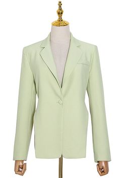 Sexy and stylish design: This backless blazer features a sexy and stylish design that is perfect for any occasion.Size Chart（CM）: Sleek Notched Blazer For Spring, Sleek Spring Notched Blazer, Chic Spring Blazer With Hidden Button Closure, Chic Notched Blazer Dress For Spring, Chic Notch Lapel Outerwear For Party, Chic Notched Blazer For Office, Elegant Single Button Summer Blazer, Spring Chic Tailored Blazer, Sleek Single Breasted Blazer Dress For Spring