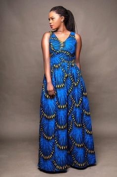 "Beautiful African print dress perfect for weddings, baby showers , bridals , birthday and any occasion you plan to look your best in.  Made Quality 100% percent African print fabric, Ankaras  Care: Wash with mild detergent. Do not bleach This is custom made for you, so you are welcome to request any customization or changes. You may provide your measurements if you have it. Otherwise our sizes are very accurate. Just choose your right size while ordering. Please note that this is tailored to you, the exact fabric might not be available at the time of your order, if so a similar fabric will be used or you can select from the  given lots of fabric options we've provided to choose from. Please send us a fabric of choosing so as not to delay your order .  Size Chart  XS (US 2, UK 6) Bust: 33. African Birthday Dress, African Midi Dress, Dress Tape, Ankara Maxi Dress, Midi Dress For Women, Dress Ankara, Afrikaanse Mode, African Maxi Dresses, Dress African