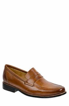 Calvin Klein Jay Leather Loafer (Men) | Nordstromrack Moc Toe Slip-ons For Business In Fall, Wingtip Slip-ons With Leather Lining For Work, Classic Platform Loafers For Formal Wear, Brown Formal Platform Loafers With Stitched Sole, Classic Brown Platform Loafers With Removable Insole, Classic Monk Strap Slip-on Shoes For Work, Business Leather Platform Loafers With Moc Toe, Leather Moc Toe Platform Loafers For Business, Office Moc Toe Slip-ons With Leather Footbed