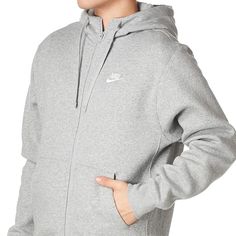 Nwt! Keep Comfy And Warm In The Nike Sportswear Club Fleece Fz Grey Hoodie. Great To Throw On When You Need Something Easy To Wear, This Hoodie Is Essential With The Fall/Winter Seasons To Keep You Cool And Collected. Enjoy The Comfort And Warmth Of This Fleece Hoodie Presented By Nike. Standard Fit. Fabric Is Lightly Brushed On The Back To Make It Ultra-Soft And Comfortable. Materials Main: 80% Cotton & 20% Polyester | Hood Lining: 100% Cotton. Bv2645-063. Hoodie Zip Outfit, Detroit Lions Hoodie, Nike Grey Hoodie, Grey Zip Hoodie, Nike Clothes Mens, Dark Grey Hoodie, Nike Clothes, Nike Sportswear Club Fleece, Shirts Nike