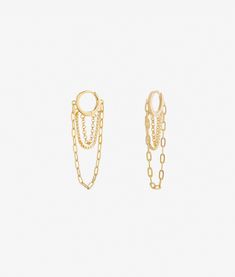 14K vermeilLength: 12.7mm/0.5in 14k Gold-filled Earrings With Dangling Charms, Gold-plated Hoop Earrings With Pearl Charm, Gold-plated Dangle Hoop Earrings With Pearl Charm, 14k Gold-filled Dangle Earrings With Pearl Charm, Elegant 14k Gold-filled Hoop Earrings With Dangling Charms, Rolo Chain, Huggie Hoop Earrings, Box Chain, Paloma