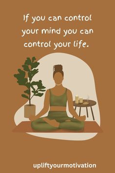 mindfulness, meditation, calm mind Control Your Mind Quotes, Dream Control, Control Your Mind, How To Control Emotions, Bad Thoughts, Motivational Stories, Achieving Goals, Self Image, Mind You