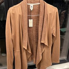 Camel Sweater/Cardigan - Size L From Vici Camel Long Sleeve Top For Winter, Camel Sweater For Workwear In Fall, Casual Camel Sweater For Fall, Camel Long Sleeve Sweater For Fall, Long Sleeve Camel Sweater For Fall, Casual Camel Sweater For Work, Camel Tops For Workwear In Fall, Casual Camel Top For Fall, Casual Camel Sweater For Spring