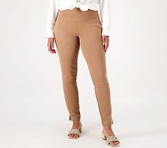 Okay, ready for this fashion inspo? These super-comfy stretch denim pants (obvi!), leather ankle booties, and a tucked-in tie-up blouse. How chic is that? We know, so chic. From Women with Control®. Stretch Denim Pants, Tag Sale, Slim Legs, Denim Pants, Ankle Booties, Stretch Denim, Khaki Pants, Fashion Inspo, Pants