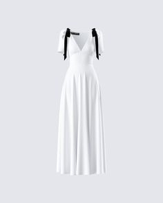 Be the girl of their dreams in this white maxi dress 😙 Made from crepe fabric and complete with velvet bows at the shoulders and puff sleeves, this look will have you looking like a walking fairytale 🤍 Korean Modest Fashion, Elisa Taylor, White Christmas Dress, Fall Dinner Outfit, Real Life Doll, Winter Birthday Outfit, Modest Midi Dress, Dress Reference, White Flowy Dress