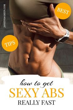 Learn my secrets on how to get lean beautiful abs at home. Just 2 steps I followed to build lean ab lines #getabs Abs In A Month, Effective Ab Exercises, Wall Workouts, Ab Workout For Women, Abs At Home, Get Abs, Get A Six Pack, Belly Fat Diet