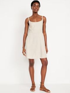 Fit & Flare Cami Mini Dress | Old Navy Elegant Vibes, Cami Mini Dress, Jeans Accessories, An Open Book, Olivia Pope, Mini Cami Dress, Items To Buy, Mini Dresses For Women, The Fam