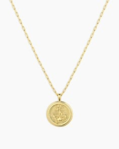 Discover your next adventure with the Anchor Coin Necklace. This nautical-inspired piece features an anchor coin pendant and spring ring closure. We love it layered with shorter necklaces for a fully layered look. Anchor Coin Necklace in 18k Gold, Women's by gorjana Coin Necklace Gold, Earrings Stacking, Gold Coin Necklace, Anchor Necklace, The Anchor, Sophomore Year, 14k Gold Necklace, Mix Style, Gold Necklaces