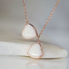 Beautiful handmade item! Here, on Etsy made as simulation only-just resin and white color.  Breastmilk Jewelry two hearts necklace rose gold plated sterling silver chain from KeepsakeMom. Adjustable length BREASTMILK JEWELRY NOTICE: For jewelry made with your own breast milk, please visit www.KeepsakeMom.com ETSY PROHIBITS THE SALE OF JEWELRY MADE WITH BREAST MILK; We sell only breastmilk simulation here, on Etsy( white color, no milk). "KeepsakeMom" AS FEATURED IN : People magazine, Parents, Care.com, Her Story, Medium, Insider and others. Diy Breastmilk Jewelry, Breastmilk Necklace, Breast Milk Jewelry, Breastmilk Jewelry, Wishlist 2024, Diy Collier, Necklace Rose Gold, Hearts Necklace, Necklace Rose