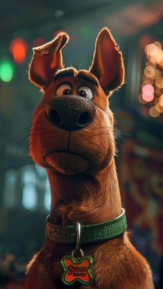 the secret life of scooby is shown in this scene from the animated movie