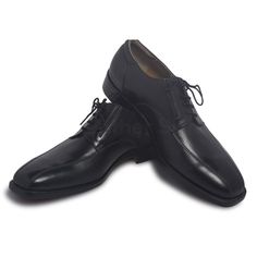 Everyone should own a pair of Derbys. They’re one of the most popular shoes on the market. Made of genuine leather, they are well-known for durability and quality. The smooth exterior adds to the classy, high-end fashion, luxurious style sense. If you are looking for a pair of shoes to vamp every outfit, this is the answer to your dilemma. These shoes will be worth every penny, so go ahead and invest in these comfortable and stylish lace-up shoes. Some of the best features of the product include: 100%genuine leather Derby style shoes Lace-up front Slit-design on both sides of the shoe Timeless Goodyear Welted Leather Lace-up Shoes, Luxury Formal Lace-up Shoes With Leather Sole, Formal Lace-up Shoes With Rubber Sole And Plain Toe, Timeless Calf Leather Lace-up Shoes For Formal Occasions, Business Leather Lace-up Shoes With Rubber Heel Cap, Classic Lace-up Leather Shoes With Rubber Heel Cap, Timeless Formal Lace-up Leather Shoes, Timeless Formal Lace-up Shoes With Leather Lining, Semi-formal Almond Toe Lace-up Calf Leather Shoes