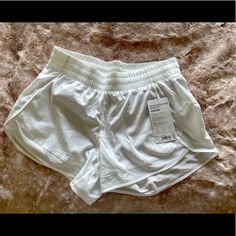 Bought The Wrong Size, Just Looking To Get What I Paid For Them. Tags Still On And Never Worn. Super Cute With Zipper In The Back As Well As Liner Inside! White Relaxed Fit Workout Shorts, White Activewear With Comfort Waistband For Workout, White Athletic Shorts With Elastic Waistband For Workout, White Athletic Fit Shorts For Workout, White Casual Athletic Shorts For Running, White Athletic Fit Workout Shorts, White Relaxed Fit Athletic Shorts For Workout, White Gym Bottoms With Comfort Waistband, White Activewear With Elastic Waistband For Workout