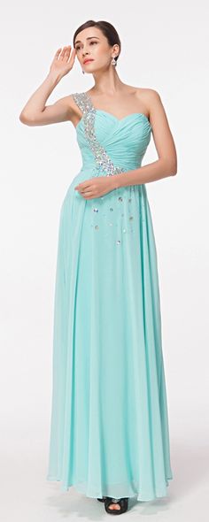 Blue One Shoulder Dress For Prom, Blue One-shoulder Dress For Prom, One-shoulder Evening Dress For Debutante Ball And Prom, Light Blue Prom Dresses Long, Light Blue Prom Dress Long, Light Blue Prom Dresses, Blue Prom Dresses Long, Prom Dresses One Shoulder, Wedding Turquoise