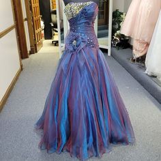 Purple Sleeveless Ball Gown For Evening, Purple Gown With Fitted Bodice For Prom, Elegant Purple Strapless Dress For Wedding, Purple Strapless Gown For Prom Season, Purple Strapless Dress With Fitted Bodice, Purple Gown With Fitted Bodice And Sweetheart Neckline, Purple Fitted Floor-length Ball Gown, Purple Fitted Ball Gown For Prom Season, Purple Ball Gown With Fitted Bodice