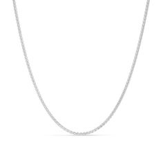 A refined choice, this long wheat chain creates a streamlined look. Crafted in cool 14K white gold, this 1.5mm-wide chain is brilliant alone or paired with a favorite charm. Polished to a bright shine, this 30.0-inch style secures with a durable lobster claw clasp. White Gold Wheat Chain Jewelry, White Gold Link Jewelry With Wheat Chain, White Gold Jewelry With Wheat Chain Link, White Gold Wheat Chain Link Jewelry, Elegant White Gold Wheat Chain Necklace, Classic White Gold Jewelry With Wheat Chain, Classic White Cable Chain Necklace, Classic White Gold Necklace With Wheat Chain, Classic White Gold Wheat Chain Necklace